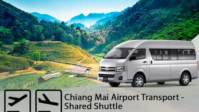 chiang mai airport oneway shared transfer to/from hotel