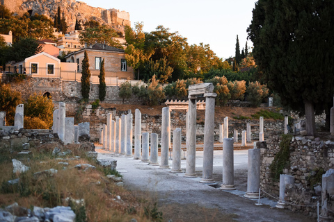 Atenas: la Acrópolis y el museo con la ciudad destaca la exploración