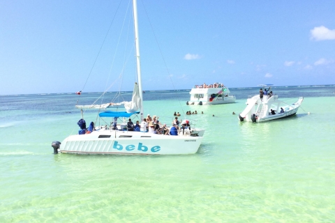 Depuis Punta Cana : croisière en catamaran et snorkelingDépart tardif croisière en catamaran et snorkeling