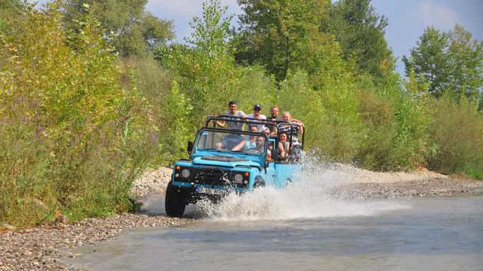 from side taurus mountains jeep safari adventure