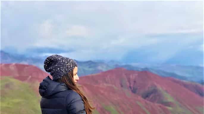 cusco rainbow mountain and red valley early morning trek
