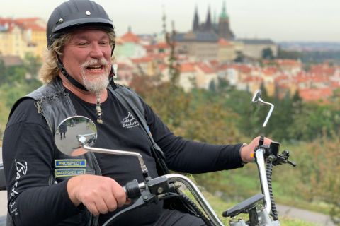 Prague: Electric Trike Viewpoints Tour with a guide