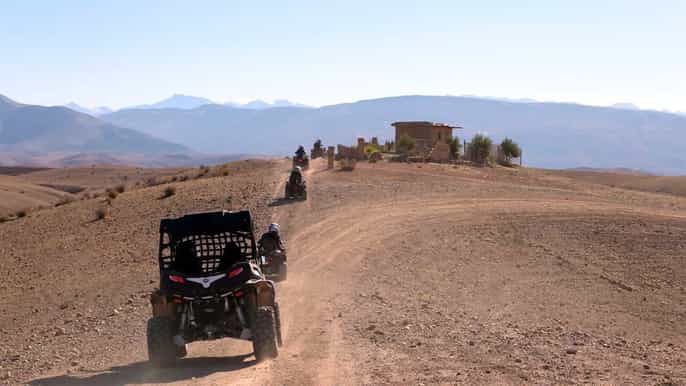 deserto di agafay corsa in quad giro sul cammello e cena