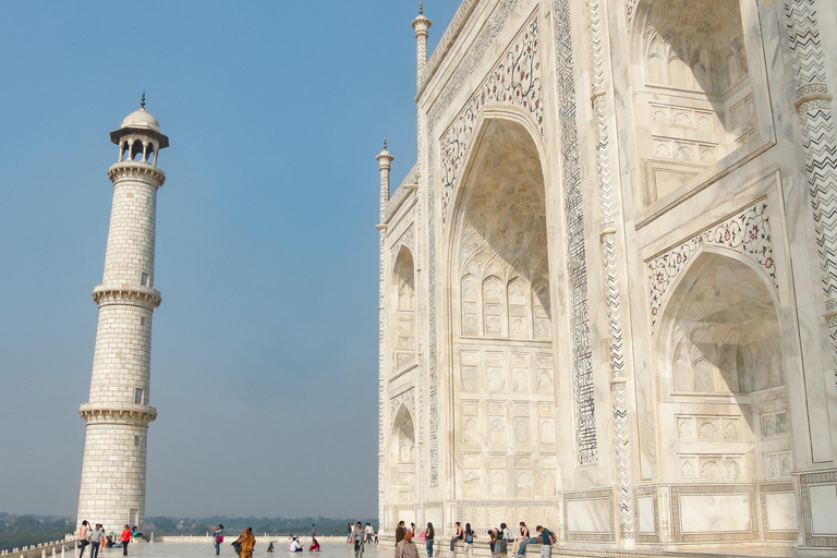 From Agra: Taj Mahal Agra Fort guided Day Tour