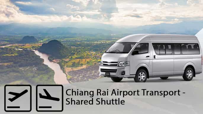 chiang rai airport 1way shared transfer to/from hotel