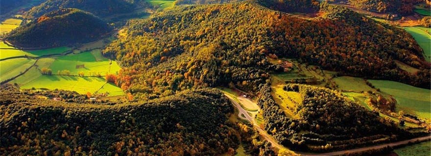Gérone : Région des volcans, Besalú et lac de Banyoles