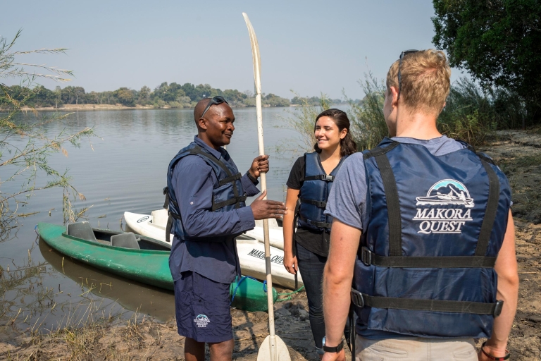 Desde Livingstone: Safari en canoa de medio día o completoSafari de canoa de medio día