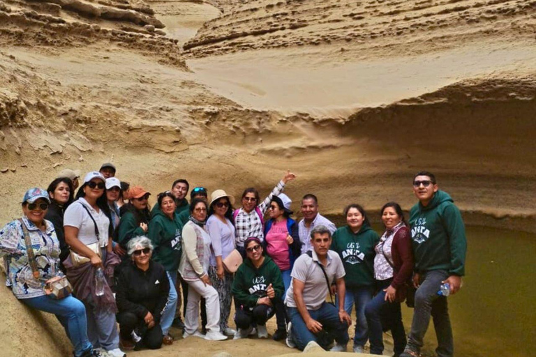 Visit Cañón de los Perdidos + natural oasis in Huacachina Visit Cañón de los Perdidos + a natural oasis in Huacachina