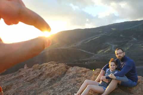 From Taormina: Mount Etna Sunset Tour
