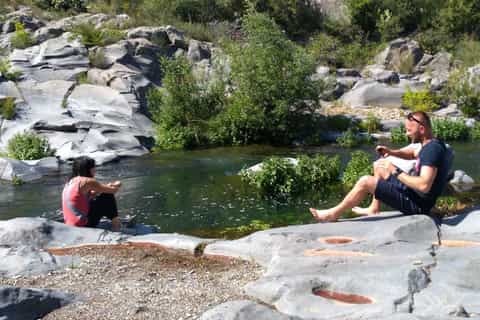 From Catania: Mount Etna and Alcantara River Tour