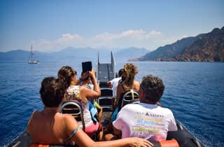 Porto: viaje en barco por Scandola y las Calanques de Piana