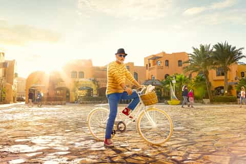 Da Hurghada: tour della città di El Gouna in bicicletta