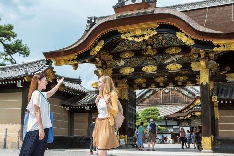 Kyoto : Visite guidée du château Nijo-jo et du palais NinomaruKyoto : Visite de 60 minutes du château de Nijo et accès au palais de Ninomaru