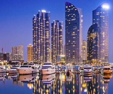 Busan: Night Viewpoints with Evening Cruise w/ Fireworks
