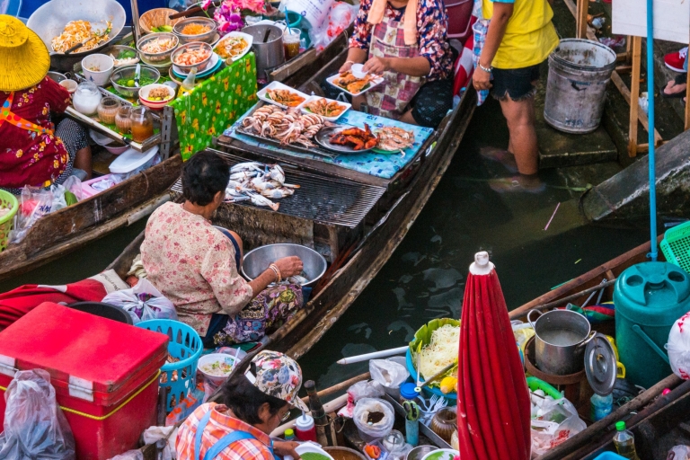 Bangkok : Damnoen Saduak, marché de Maeklong et MahaNakhon