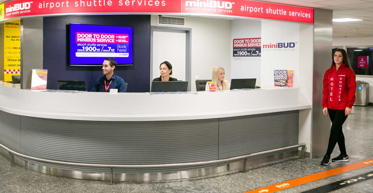 Budapest: transfer aeroportuale con navetta condivisa