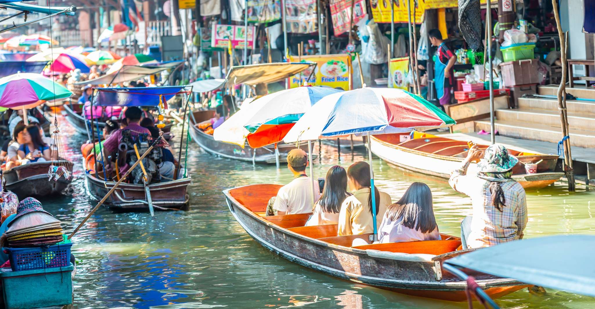 Bangkok: Damnoen Saduak, Train Market & Mahanakhon Day Trip