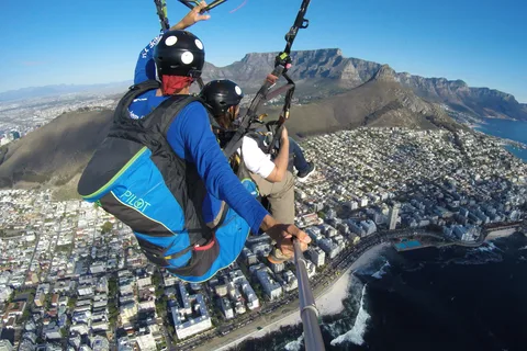 Le Cap : Vol en parapente en tandem sur la montagne de la Table