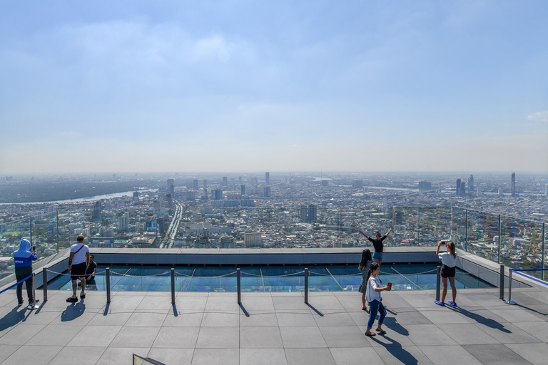 Bangkok: Damnoen Saduak, Zug-Markt & Mahanakhon Tagestour