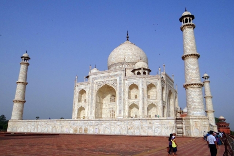 From Delhi: Taj Mahal Same Day Tour By Car with Lunch Driver + Private Car + Tour Guide + Entrance Fee + 5* Lunch