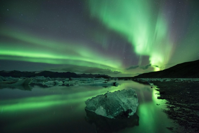Depuis Reykjavik : Lagon bleu et aurores boréales