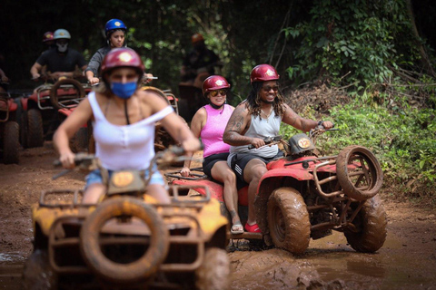 Cancun: Dynamische Highlights Tour mit ATV, Cenote & ZiplinesDOPPEL-ATV VON TULUM