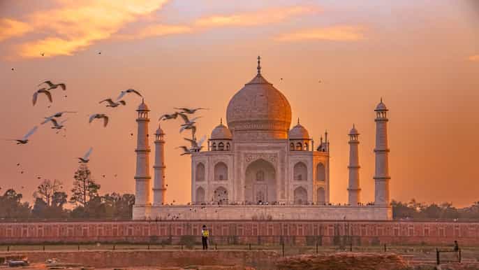 desde agra tour privado de medio día por el taj mahal y el fuerte de agra