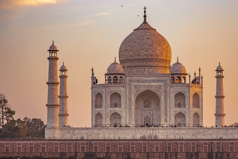 Från Agra: Halvdags soluppgångstur till Taj Mahal med Agra FortHalvdags soluppgångstur till Taj Mahal med Agra Fort från Agra