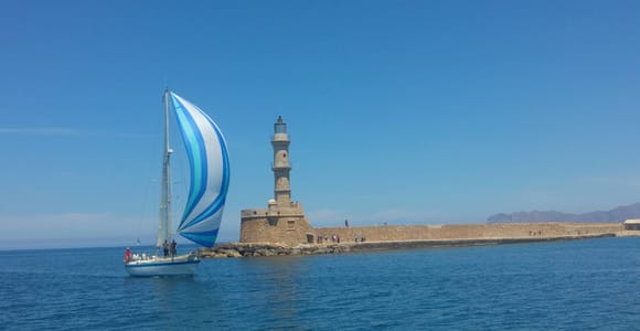 Chania: Private Morgen- oder Sonnenuntergangs-Segelkreuzfahrt