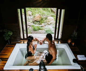 Peninsula Hot Springs: Privat fristad och bad