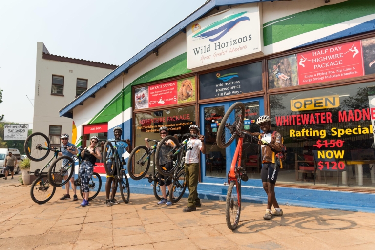 From Victoria Falls: Bicycle Tour Tour with Hotel Pick Up