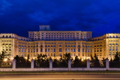 Boekarest: voorrangsticket ParlementspaleisTour in het Engels
