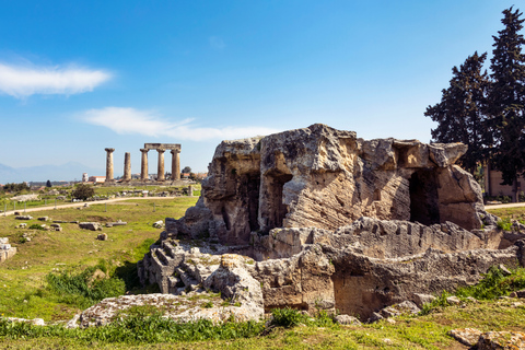 Depuis Athènes : Corinthe antique et monastère de Daphni