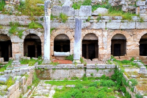 Van Athene: oud Korinthe en Daphni-klooster