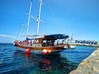 Malta: Comino + Santa Maria-bukten, Den blå lagune + Seacaves-tur