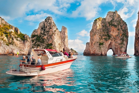 Z Sorrento: wycieczka łodzią na wyspę Capri w małej grupie