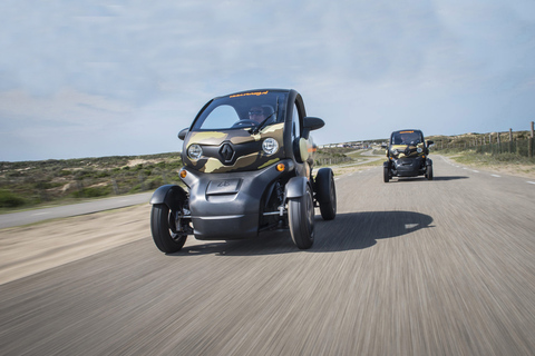 Lisse: recorrido en audio por la playa y las dunas eléctricas para conducirlo usted mismoLisse: alquiler de coche eléctrico Twizy con GPS y tour de audio