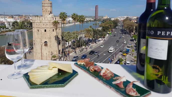 seville paella dining experience with incredible views
