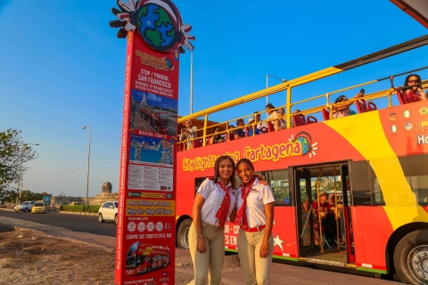 Cartagena: Sightseeing Hop-on Hop-off BusStandard Option