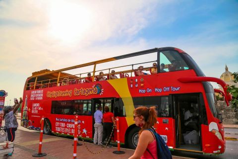 Carthagène : Bus touristique avec embarquement et débarquement
