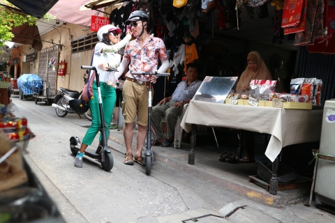 Bangkok: visite de l'E-Scooter, des sites locaux et des restaurants de rue