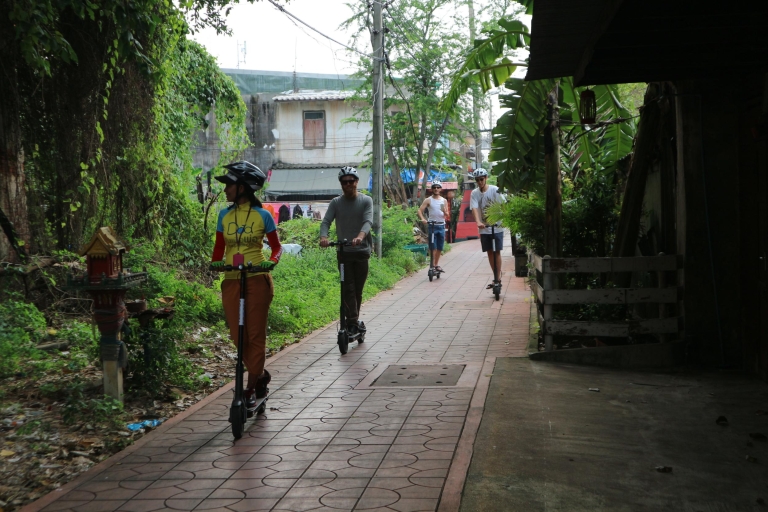 Bangkok: visite de l'E-Scooter, des sites locaux et des restaurants de rue