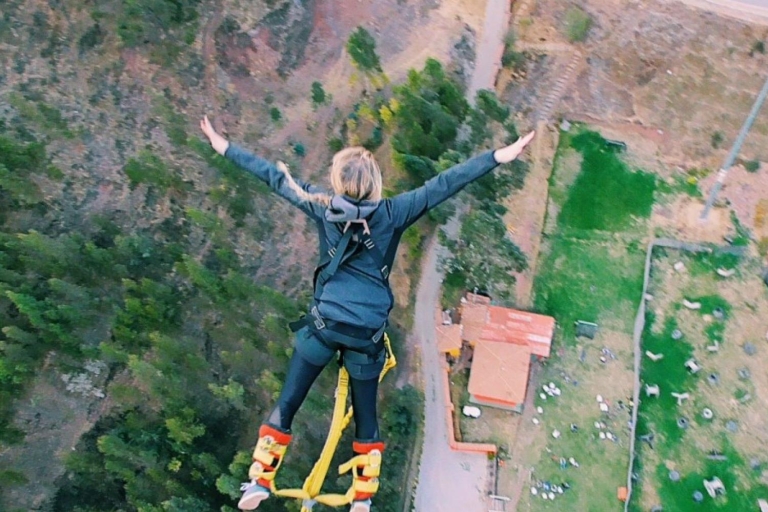 Cusco: bungeejumpen en katapultcombo-avontuurBungee Jump-ervaring