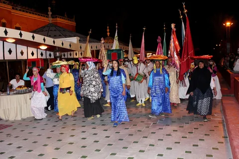 Chez Ali Abendessen & Reitershow aus Marrakesch