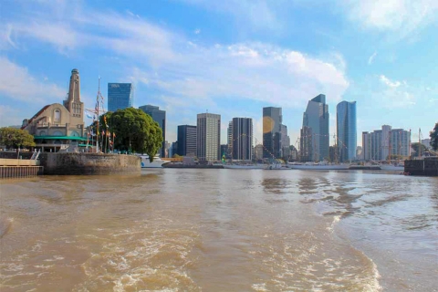 Buenos Aires: Stadtrundfahrt mit optionaler BootsfahrtPrivate Tour mit Abholung in der Innenstadt von Buenos Aires