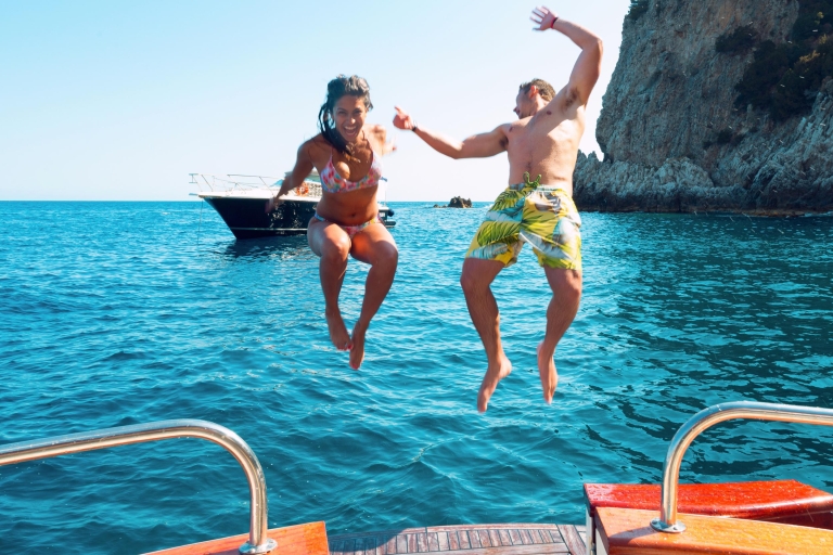 De Sorrente: excursion en bateau en petit groupe sur l'île de Capri
