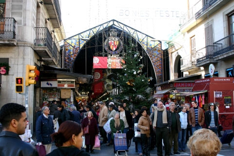 Barcelone: visite privée de Noël des marchés joyeuxSagrada Familia et visite de Noël