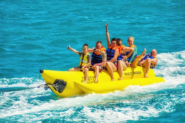 Sharm: Parasailing, Banana Boat & Tube Ride with Transfers Double Parasailing MAX 150KG for 2 Person