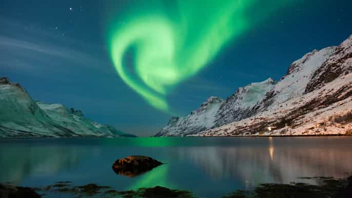 tromsø tour a piedi a caccia dellaurora boreale