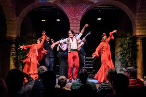 Sevilla: Flamencoshow med valgfri billett til flamencomuseet